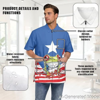 Professional Grooming Smock Unisex, Water Resistant Anti-Static - Image 5