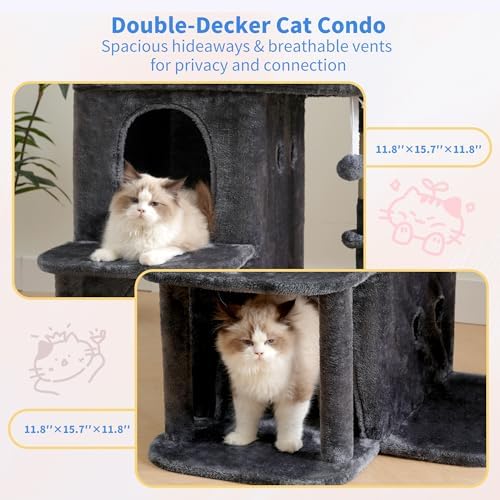 Heybly 26.3" Cat Tree for Large Cats - Image 6
