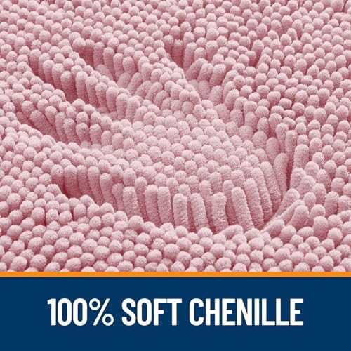 OLANLY Bathroom Rugs 36x24, Extra Soft Absorbent Chenille Bath Rugs - Image 3