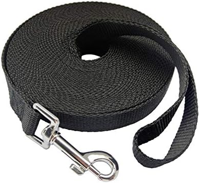 Nylon Training Dog Leash for Small Medium Large Dogs, 15ft 20ft 30ft 50ft Long by FancyCorgi