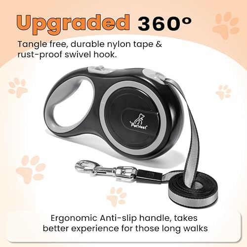 Retractable Dog Leash – Extendable up to 16 FT, Heavy Duty Nylon Tape, - Image 7
