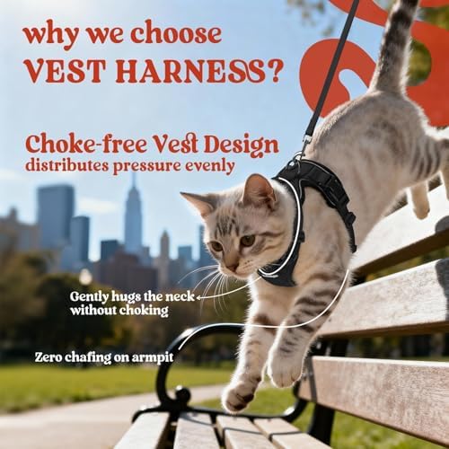 rabbitgoo Cat Harness and Leash Set, Escape Proof Vest - Image 3