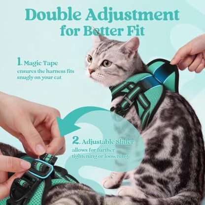 rabbitgoo Cat Harness and Leash Set, Step-in Soft Vest - Image 3