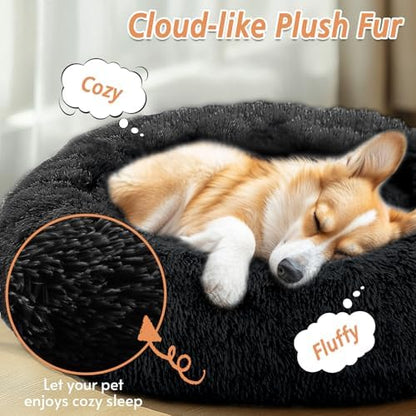 JOLLYVOGUE Calming Small Dog & Cat Bed - Image 4