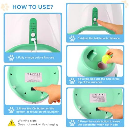 Automatic Ball Launcher for Dogs Indoor Thrower Fetch Machine - Image 5