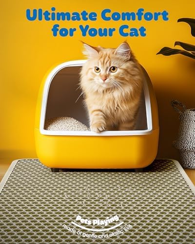 Powools Cat Litter Mat, 30 x 24 in, Waterproof - Image 3
