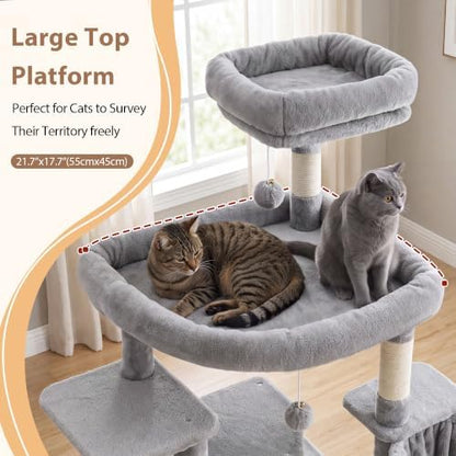 Gitelsnour 78.7'' Cat Tree Tower, 4 Cat Condos - Image 3