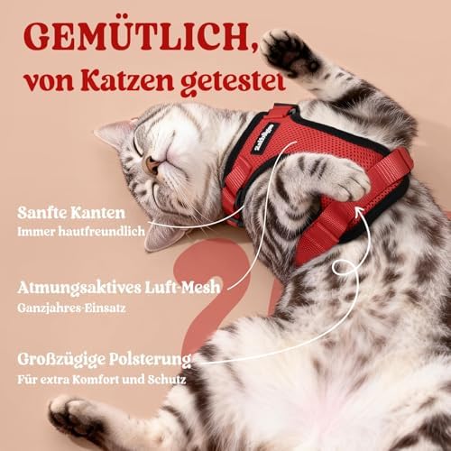 rabbitgoo Cat Harness and Leash Set, Escape Proof Vest - Image 4