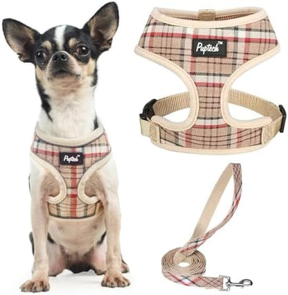 PUPTECK Small Dog Harness and Leash Set No Pull by PUPTECK