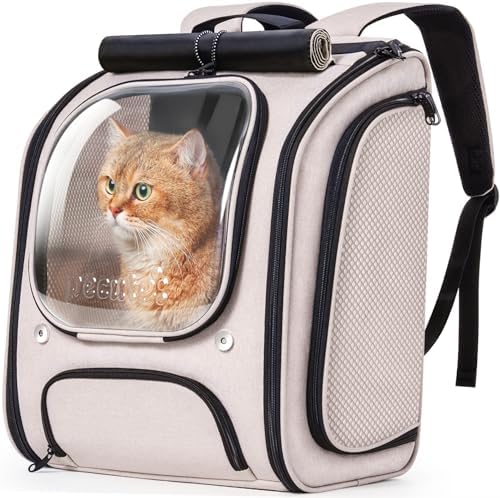 Pecute Cat Backpack Carrier, Large Space Cat Bubble Backpack by pecute