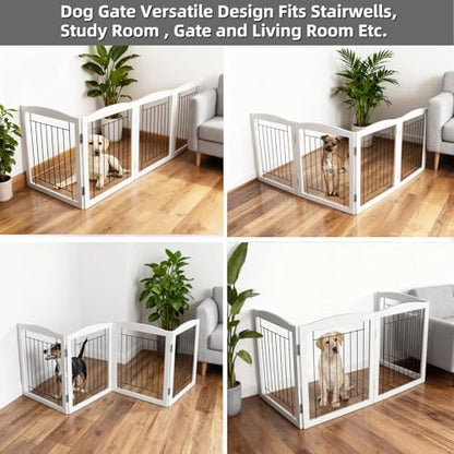 ZJSF Freestanding Foldable Dog Gate - Image 3