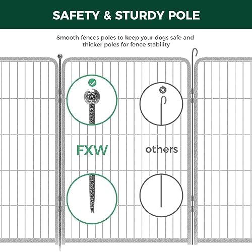 FXW Aster Dog Playpen Designed for Yard, 32 Panels - Image 3