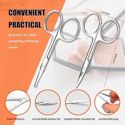 LePinko Facial Hair Small Grooming Scissors - Image 3