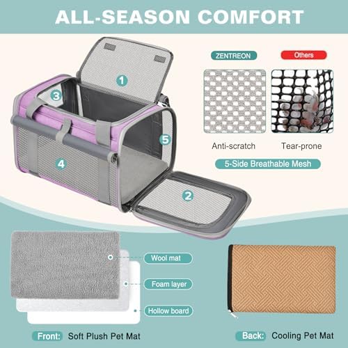 Soft Cat Carrier for Anxious Pets - Image 5