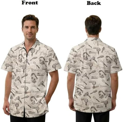Funny Print Barber Jackets & Smocks - Image 7