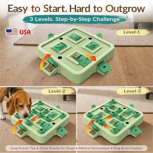 KADTC 3-Level Dog Chess Puzzle Toy, Brain & Mental Stimulation, Smart Dogs - Image 2