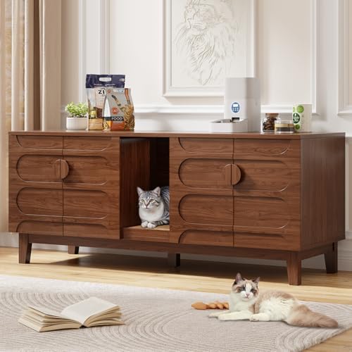 ONBRILL 59" Cat Litter Box Enclosure by ONBRILL
