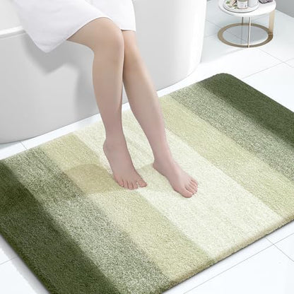 OLANLY Large Bathroom Rugs 60x40, Extra Soft Absorbent Microfiber Bath Rugs by OLANLY