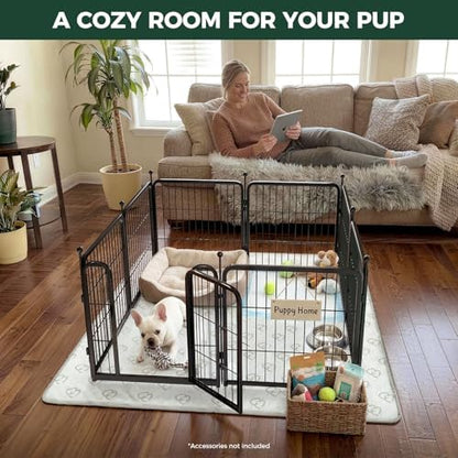 FXW Rollick Dog Playpen with Washable Pee Pad, 8 Panels - Image 4