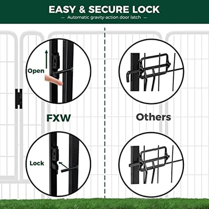 FXW Rollick Dog Playpen, Yard & RV Camping, 48 Panels - Image 5