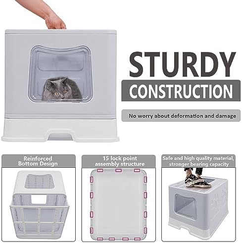 XL Foldable Cat Litter Box - Image 6