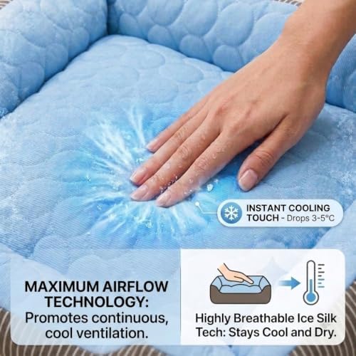Cooling Dog Bed, Self-Cooling Pet Bed Mat - Image 6
