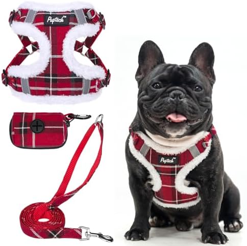 PUPTECK Dog Harness and Leash Set Medium Sized, Step in No Pull Adjustable by PUPTECK