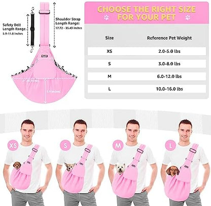 Lukovee Pet Sling, Puppy Small Pet Cat Carrier - Image 6