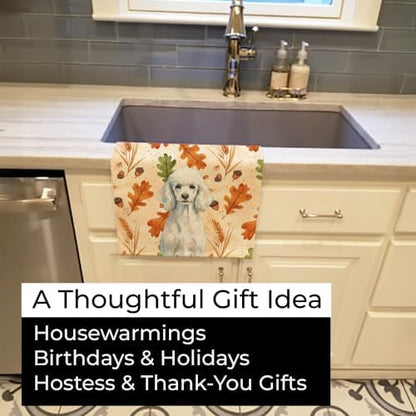 Caroline's Treasures Poodle Dogs Kitchen Towel 15x25 in - Image 5