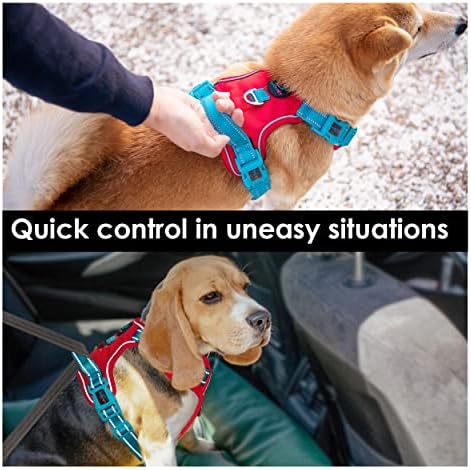 PHOEPET No Pull Dog Harness, Unique Colors Reflective Adjustable Dog Vest - Image 5