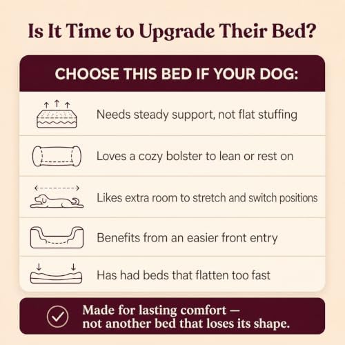 Cooling Orthopedic Dog Bed for Large Dogs, Memory Foam, Washable Cover - Image 4