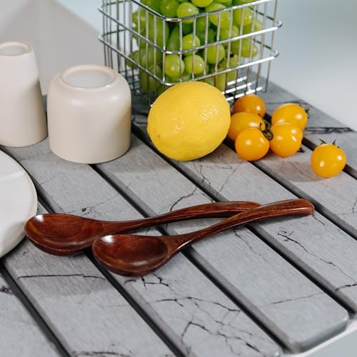 2pcs Stone Dish Drying Mat for Kitchen Counter, Quick-Dry Diatomaceous Earth - Image 6