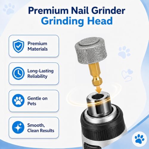 10-Pack Diamond Dog Nail Grinder Replacement Heads - Image 4