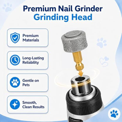 10-Pack Diamond Dog Nail Grinder Replacement Heads - Image 4