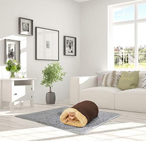 4 in 1 Self Warming Burrow Cat Bed Hideway Sleeping Cuddle Cave - Image 7