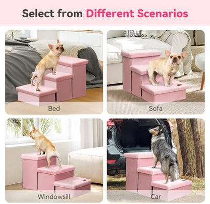 Zerbuger Dog Stairs with Storage - Image 3