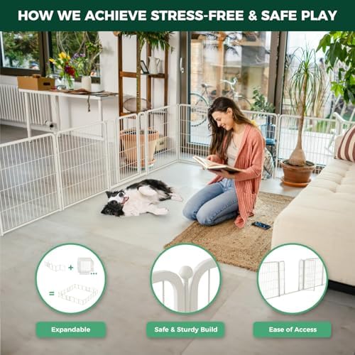 FXW Homeplus Indoor Dog Playpen, 6 Panels, - Image 4