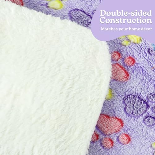 2 Pack Cat Blankets for Indoor Cats, Ultra Soft Reversible Mat, Fluffy Flannel - Image 6