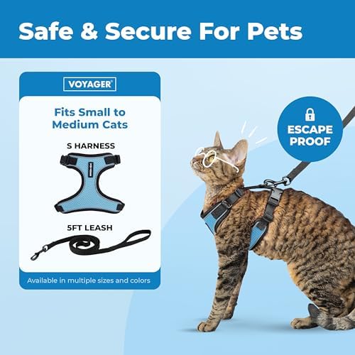 Voyager Escape-Proof Step-in Cat Harness & Leash - Image 2