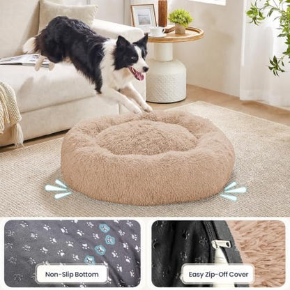 JOLLYVOGUE Calming Washable Dog Bed - Image 4