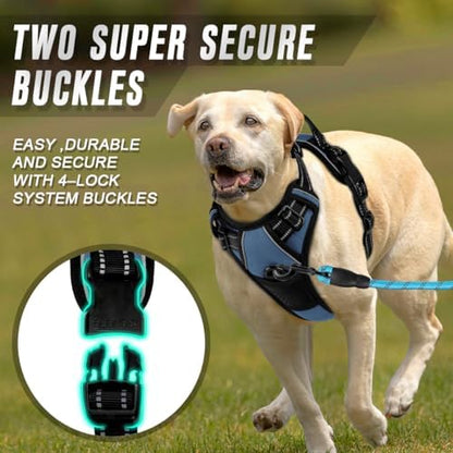 BARKBAY Dog Harness No Pull for Medium Sized Dog Front Back Clips, Dog Vest - Image 4