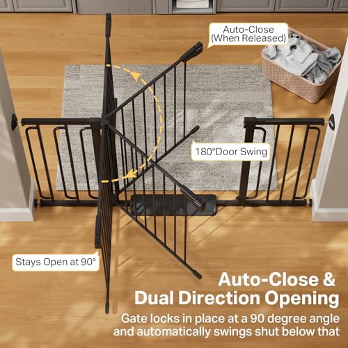Cumbor 36.6-59" Extra Wide Baby Gate - Image 5