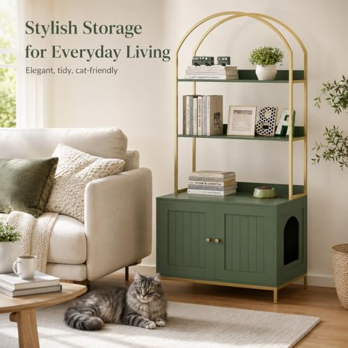 Homhedy Cat Litter Box Enclosure - Image 5