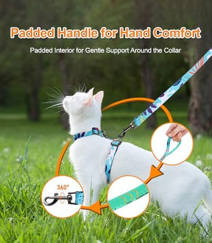Halypet Cat Harness and Leash Set, Escape Proof Cat Harnesses - Image 5