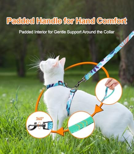 Halypet Cat Harness and Leash Set, Escape Proof Cat Harnesses - Image 5