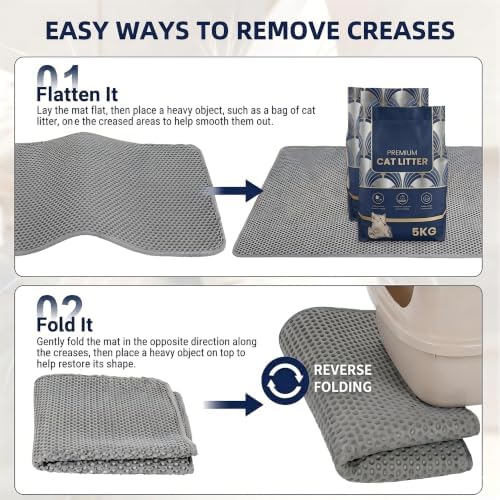 Cat Litter Mat, Honeycomb Litter Trapping Mat - Image 6