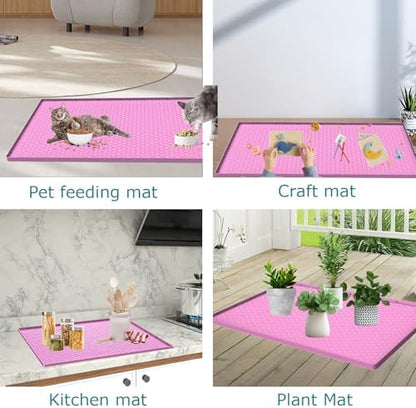 Cat Litter Mat, Silicone Large Cat Mat - Image 6