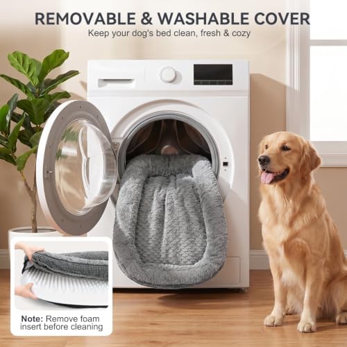 JOEJOY Orthopedic Dog Bed for Medium Dogs, Egg-Crate Memory Foam Pet Bed - Image 6