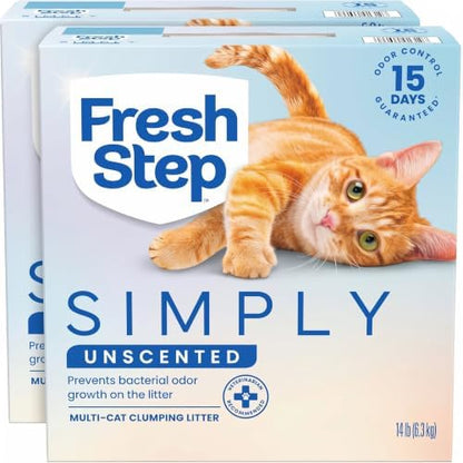 Fresh Step Cat Litter, Odor Control | Clumping Formula | Activated Charcoal | by FreshStep