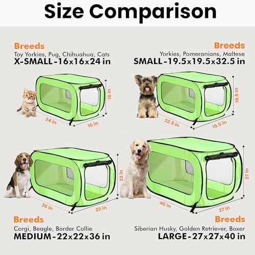 Portable Collapsible Pop Up Kennel - Image 3